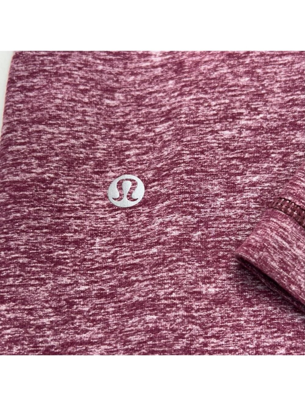 Lululemon Make A Move Long Sleeve Cowl Neck Pullover Heathered Red Grape No Size - Picture 3 of 15